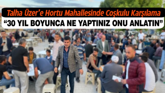 Talha Üzer Hortu’dan Sert Mesajlar Verdi: “30 Yılda Ne Yaptıklarını Anlatsınlar”