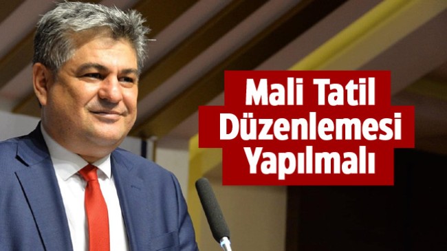 Abdil Erdal’dan Mali Tatil ve Mali Müşavirlere Tatil Düzenlemesi Açıklaması