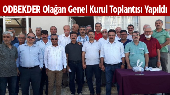 ODBEKDER Olağan Genel Kurul Toplantısı Yapıldı