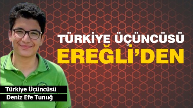 YKS Sonuçları Açıklandı. Türkiye Üçüncüsü Ereğli’den