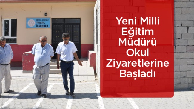 Emirgazi İlçe Milli Eğitim Müdüründen Okullara Ziyaret