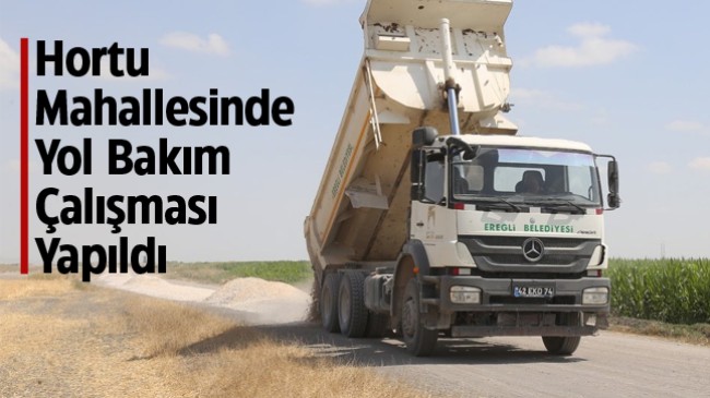 Ereğli Belediyesi Yol Bakım ve Onarım Çalışmalarını Sürdürüyor