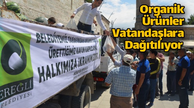 Ereğli Belediyesi Tarafından Üretilen Organik Ürünler Halka Arz Ediliyor