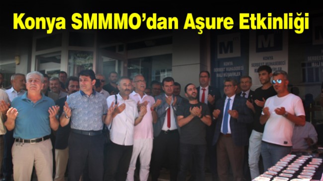 Konya SMMMO, Aşure Etkinliği Düzenledi