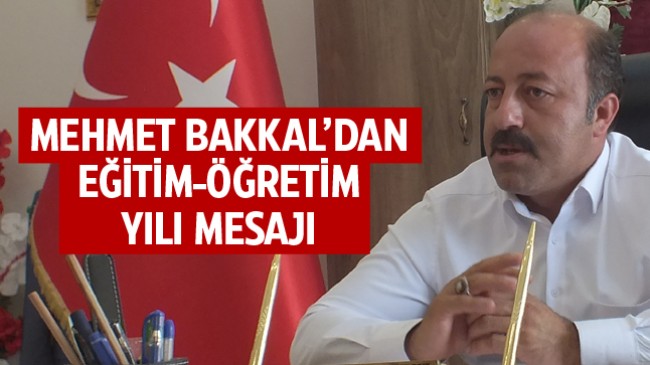Halkapınar Belediye Başkanı Mehmet Bakkal’dan Eğitim-Öğretim Yılı Mesajı