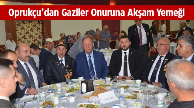 Oprukçu Gazilerle Yemekte Bir Araya Geldi