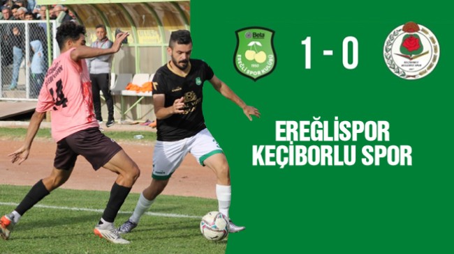 Ereğlispor Kendi Evinde Galip Geldi