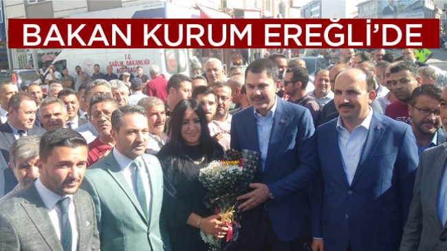 Çevre, Şehircilik ve İklim Değişikliği Bakanı Murat Kurum Ereğli’de