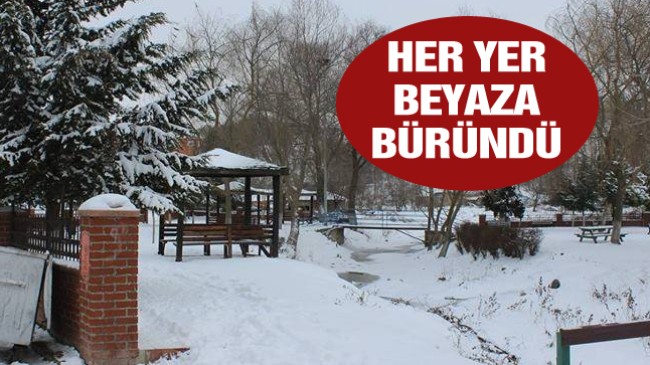 Havalar Soğumaya Başlarken, Kar Yağışı Etkili Olmaya Başladı