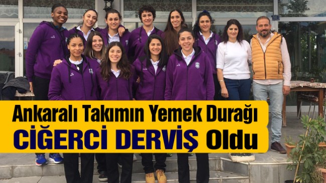 Ciğerci Derviş, Ankara ALS Halk Voleybol Takımını Ağırladı