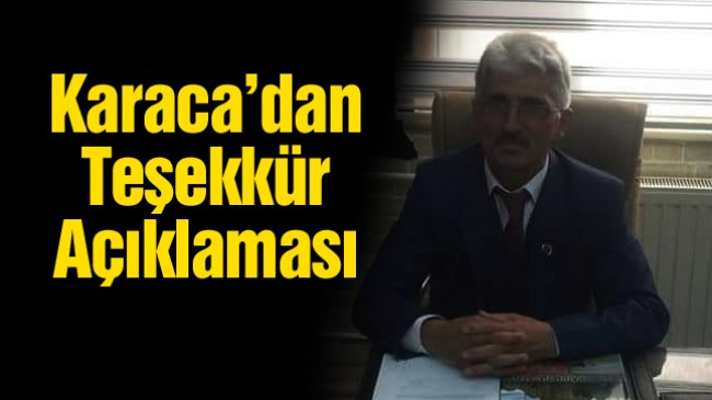 Konya Ereğli Muhtarlar Derneği Başkanı Karaca’dan Teşekkür Açıklaması