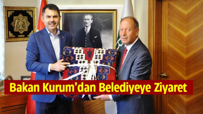 Çevre, Şehircilik ve İklim Değişikliği Bakanı Murat Kurum Ereğli Belediyesini Ziyaret Etti