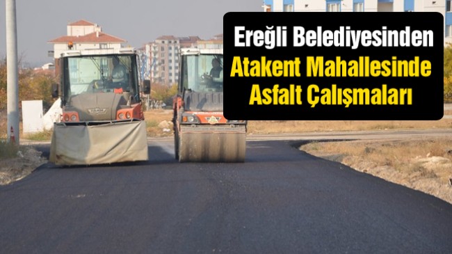 Ereğli Belediyesinden Rekor Asfalt Çalışması