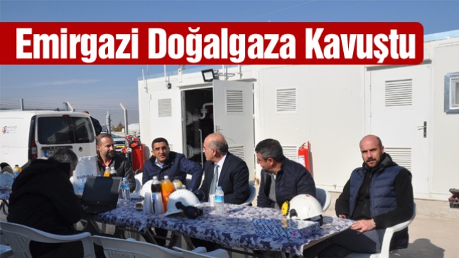 Doğalgazda Teslim Protokolü İmzalandı. Emirgazi Bu Yıl Doğalgazla Isınacak