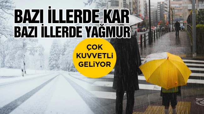 Meteoroloji Uyardı Yağışlı Havanın Etkisine Giriyoruz.