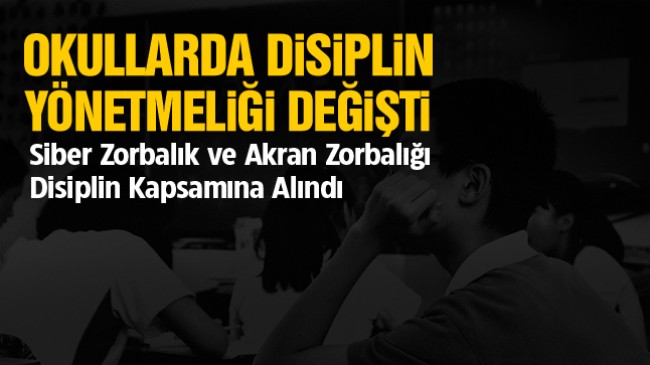 Ortaöğretim Kurumları Yönetmeliği Değişti. Disiplin Suçlarının Kapsamı Genişletildi