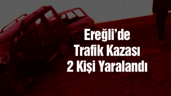 Ereğli-Karaman Yolunda Trafik Kazası: 2 Yaralı
