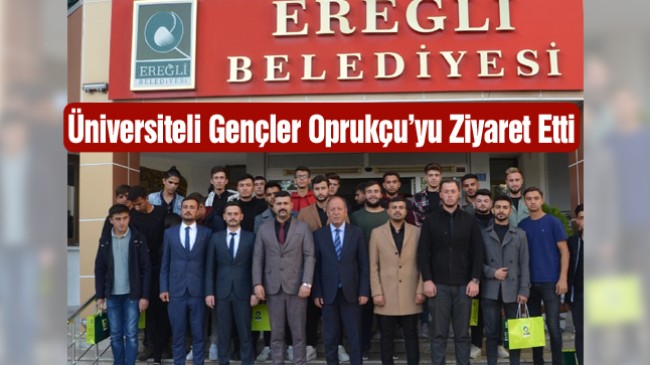 Üniversite Öğrencilerinden Başkan Oprukçu’ya Ziyaret