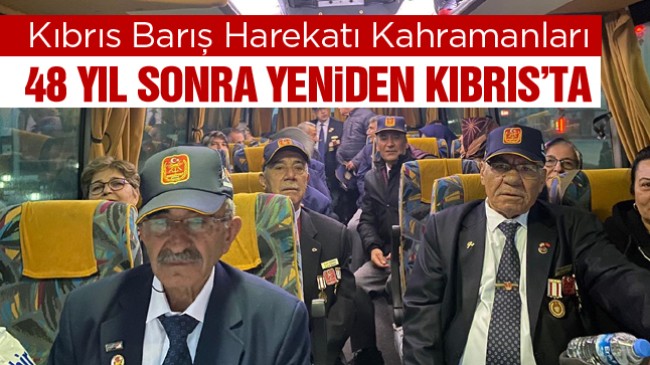 Ereğli Belediyesi, Kıbrıs Gazilerini 48 Yıl Sonra Yeniden Kıbrıs ile Buluşturuyor