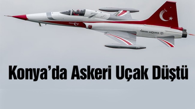 Türk Yıldızlarına Ait F-5 Uçağı Düştü