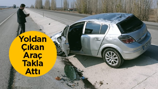 Ereğli’de Yoldan Çıkan Araç Takla Attı: 6 Yaralı