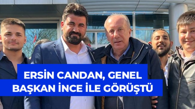 Memleket Partisi Konya Milletvekili Adayı Candan, Genel Başkan İnce İle Görüştü