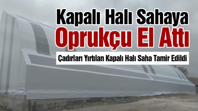 Çayhan Mahallesinin Yıpranan Halı Sahasına Oprukçu El Attı