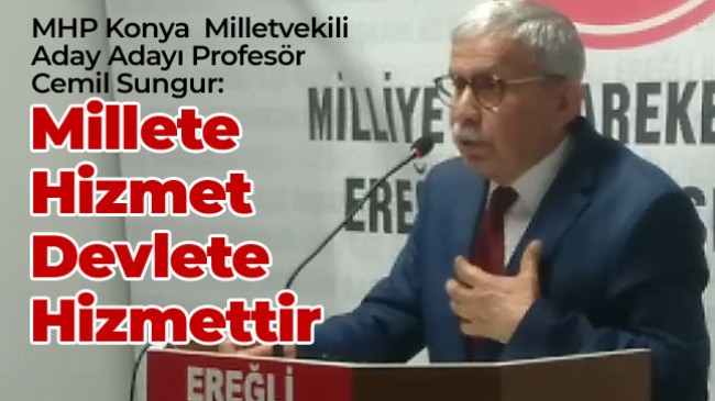 Prof. Dr. Cemil Sungur Aday Adaylığını Açıkladı