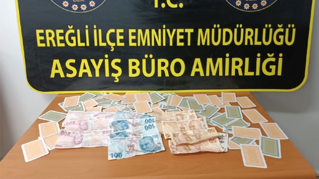 Ereğli’de Kumar Operasyonu: 166 Bin Lira Ceza Yazıldı