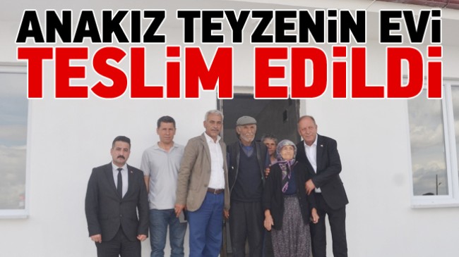 Evi Depremde Hasar Gören Anakız Öğer’e Oprukçu’nun Verdiği Ev Sözü Yerine Getirildi