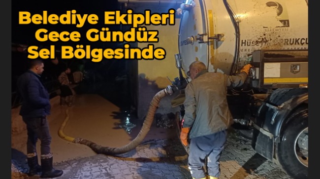 Ereğli Belediyesi Tüm İmkanlarıyla Sel Bölgesinde