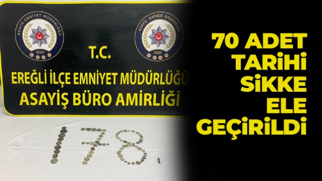 Durdurulan Şahsın Üzerinden 70 Adet Tarihi Eser Çıktı