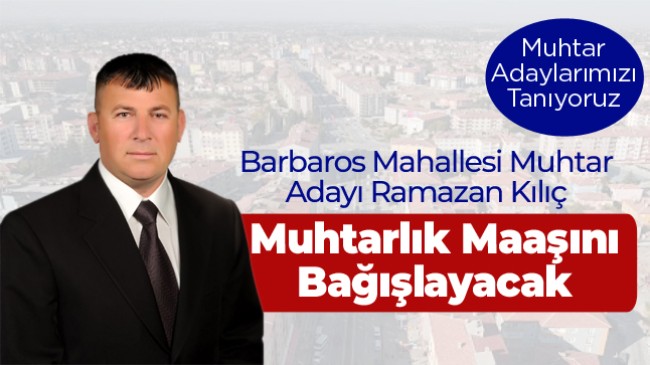 Muhtarlığa Farklı Bir Bakış Getirecek Projeleri İle Aday Oldu