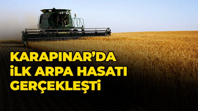 Karapınar’da İlk Arpa Hasatı Yapıldı. İlk Arpa Kaç TL’den Satıldı?