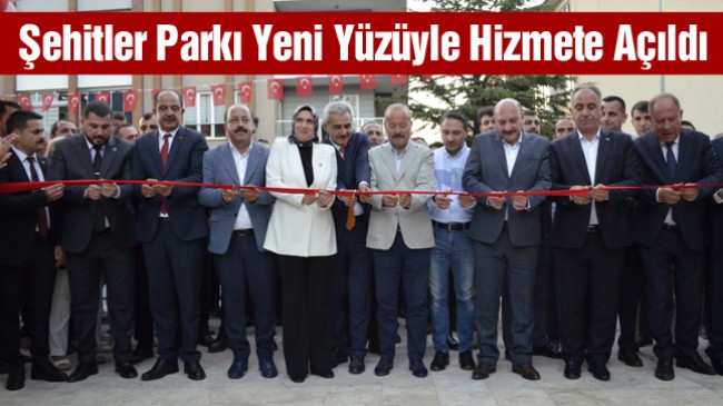 Şehitler Parkı Yeni Yüzüyle Açıldı. Açılışta Ahmet Şafak Sahne Aldı