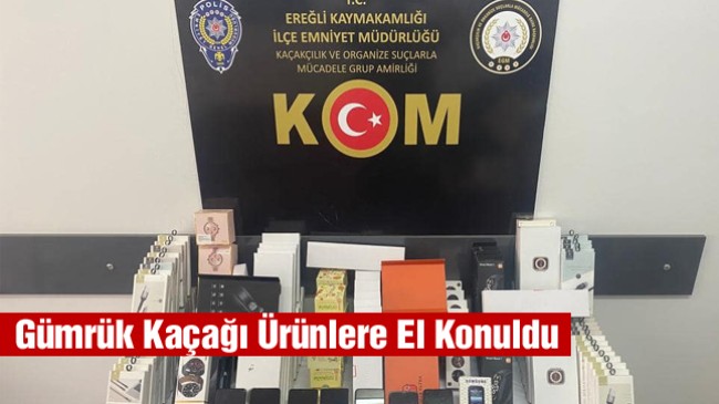 Ereğli KOM Ekiplerinden Kaçakçılıkla Mücadele Çalışmaları