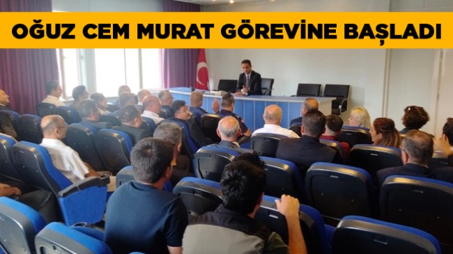 Ereğli’nin Yeni Kaymakamı Oğuz Cem Murat Görevine Başladı.