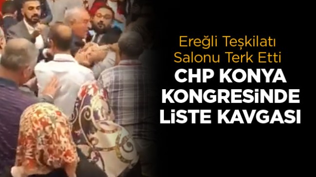 CHP Kongresinde Olay Çıktı. Ereğli Teşkilatı, Ereğli’nin Görmezden Gelinmesine Tepki Gösterdi