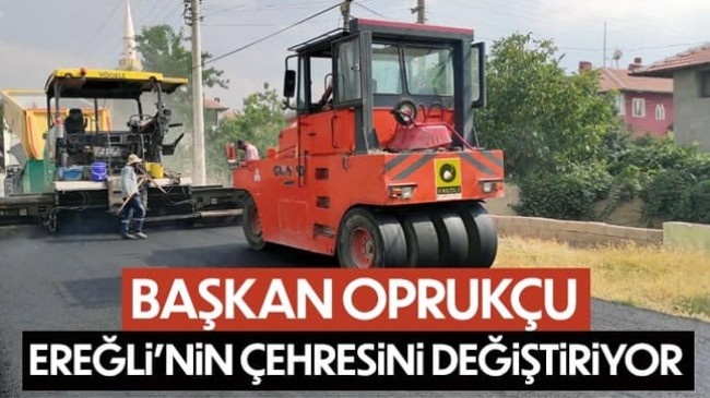 Belediye Ekipleri Şinasi Mahallesinde Sıcak Asfalt Çalışması Yaptı