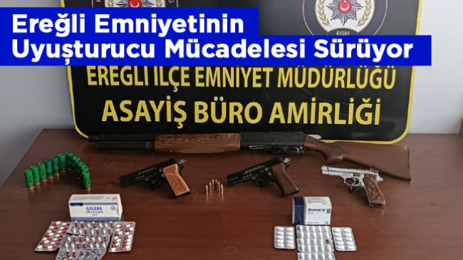 Ereğli’de Uyuşturucuyla Mücadele Sürüyor: 3 Kişi Tutuklandı