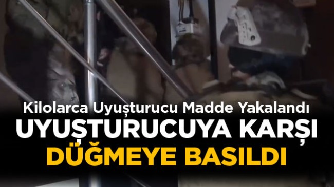 Konya Dahil 19 İlde uyuşturucu Operasyonu