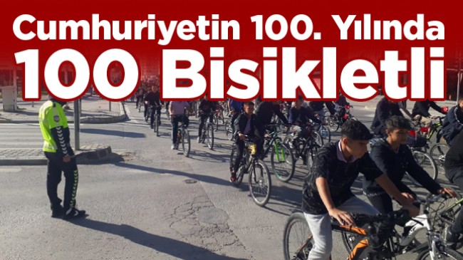 Cumhuriyetin 100. Yılında 100 Bisikletli Pedal Çevirdi