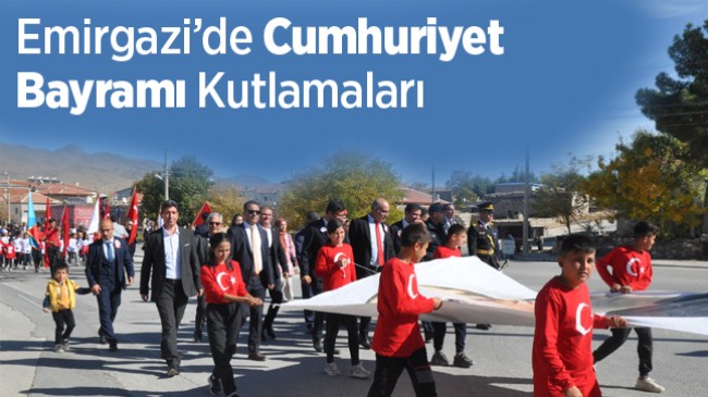 Emirgazi’de Cumhuriyet Bayramı Kutlamaları