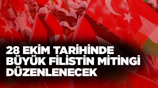 AK Parti İstanbul İl Başkanlığı Büyük Filistin Mitingi Düzenleyecek