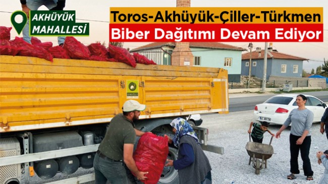 Ereğli Belediyesi 4 Mahalleye Daha Biber Dağıttı