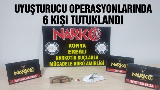 Ereğli Narkotik Ekipleri Uyuşturucu İle Mücadelesini Sürdürüyor