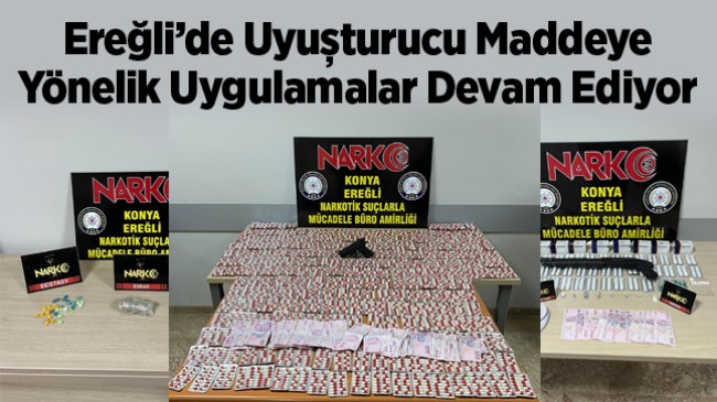 Ereğli’de Çok Sayıda Uyuşturucu Madde Ele Geçirildi. 5 Kişi Tutuklandı