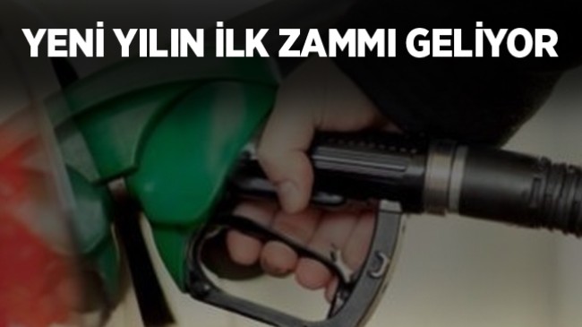 Motorin ve Benzine Kallavi Yeni Yıl Zammı Geliyor