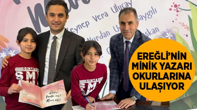 Ereğli’nin Minik Yazarı Okurları İle Buluşmaya Devam Ediyor