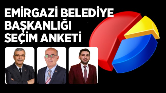 Emirgazi Belediye Başkanlığı Seçim Anketi